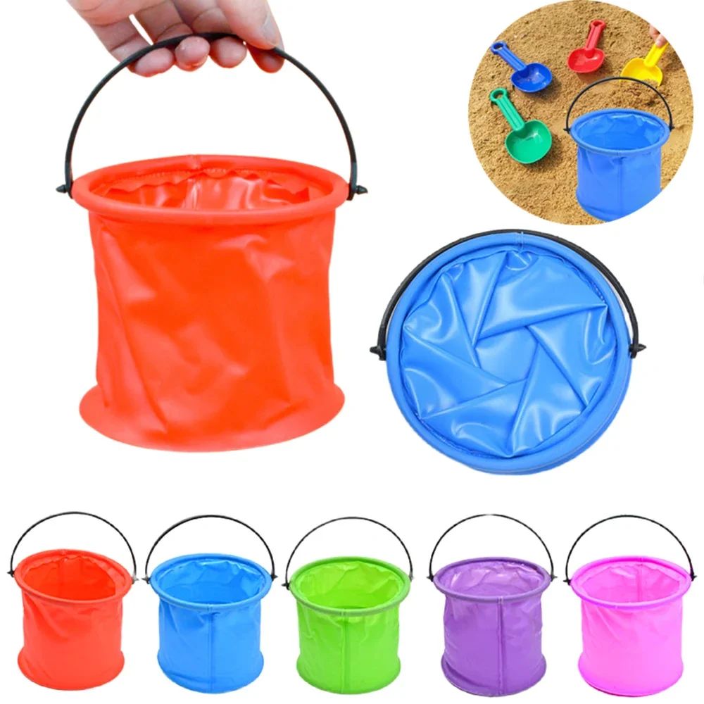 Collapsible Beach Sand Bucket  - Kids Outdoor Water 评论和价格