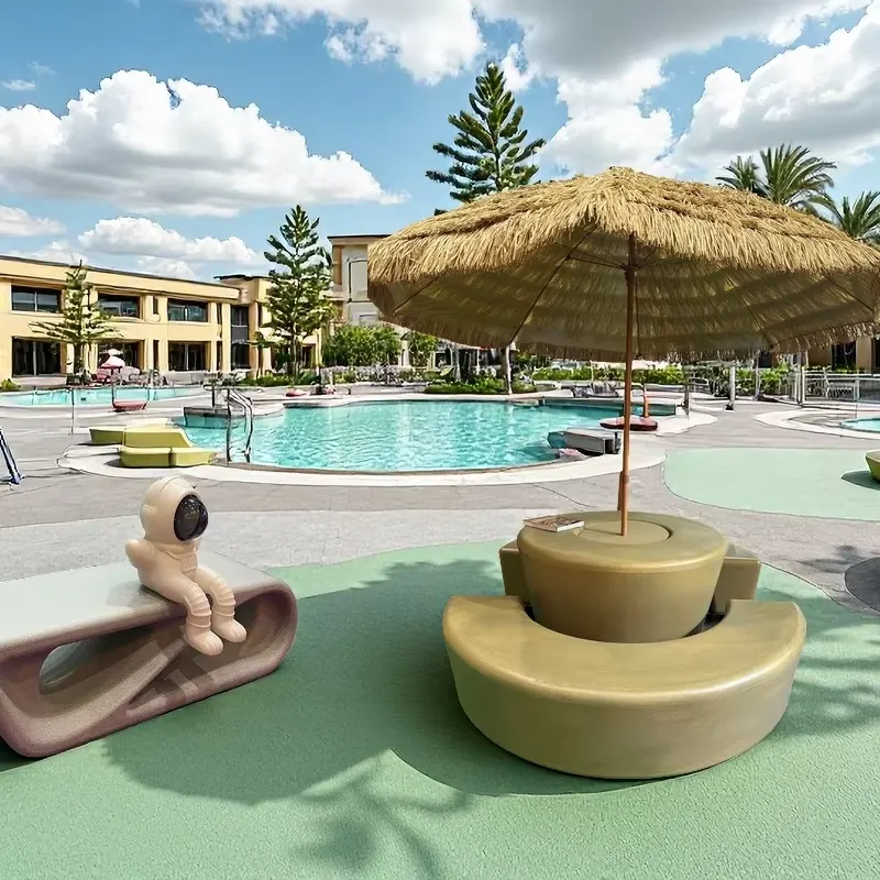 Modern Outdoor Round Table and - Kids Outdoor Table With Umbrella 评论和价格