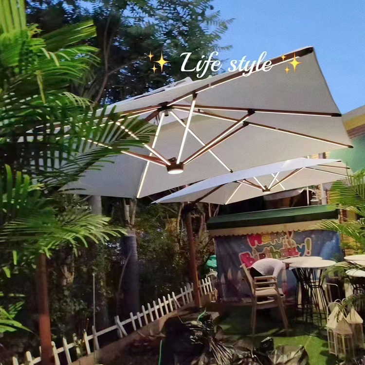 Kids Led Umbrella Solar Patio  - Kids Outdoor Table With Umbrella 评论和价格