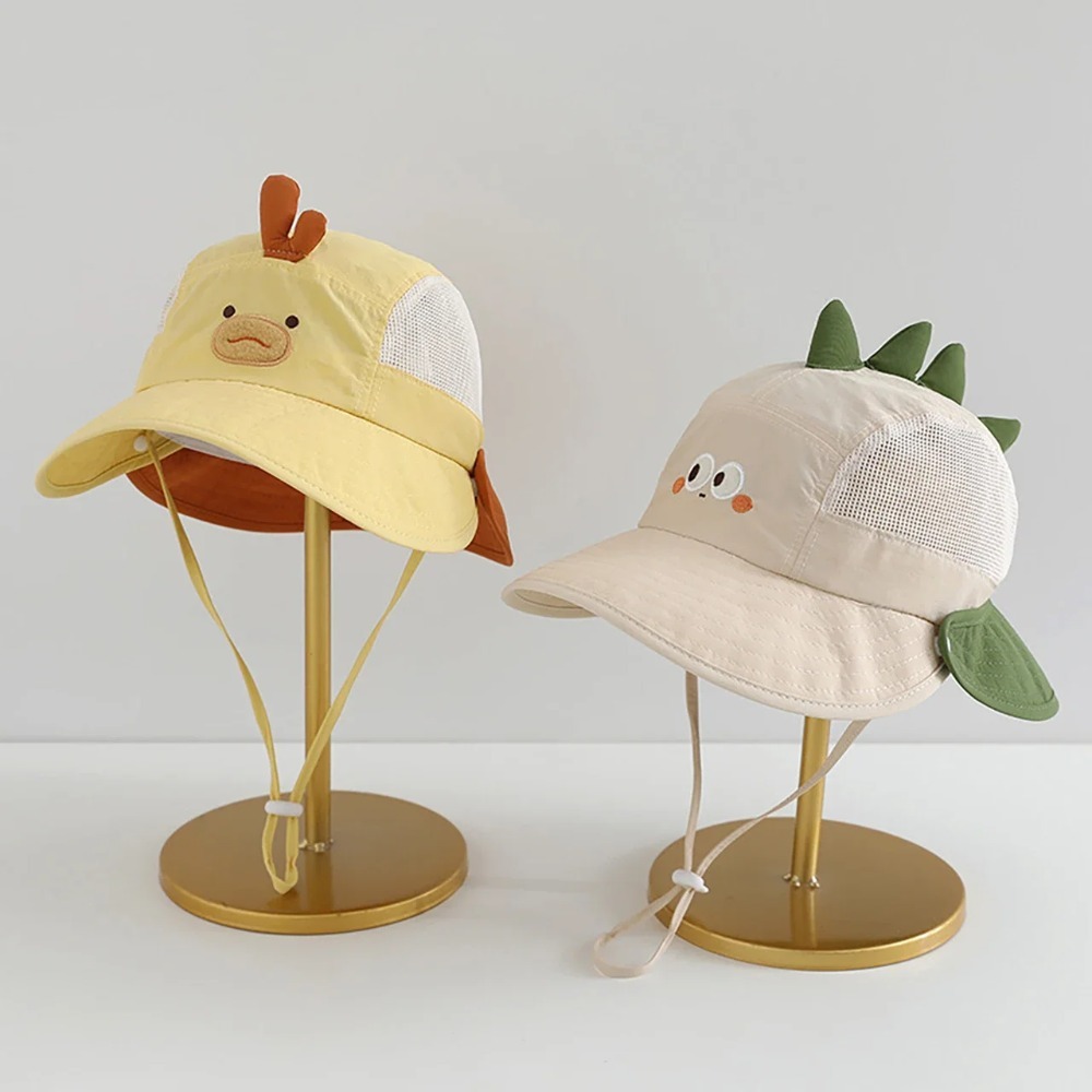 Cute Cartoon Baby Beach Hat wi - Kids Outdoor Hat 评论和价格