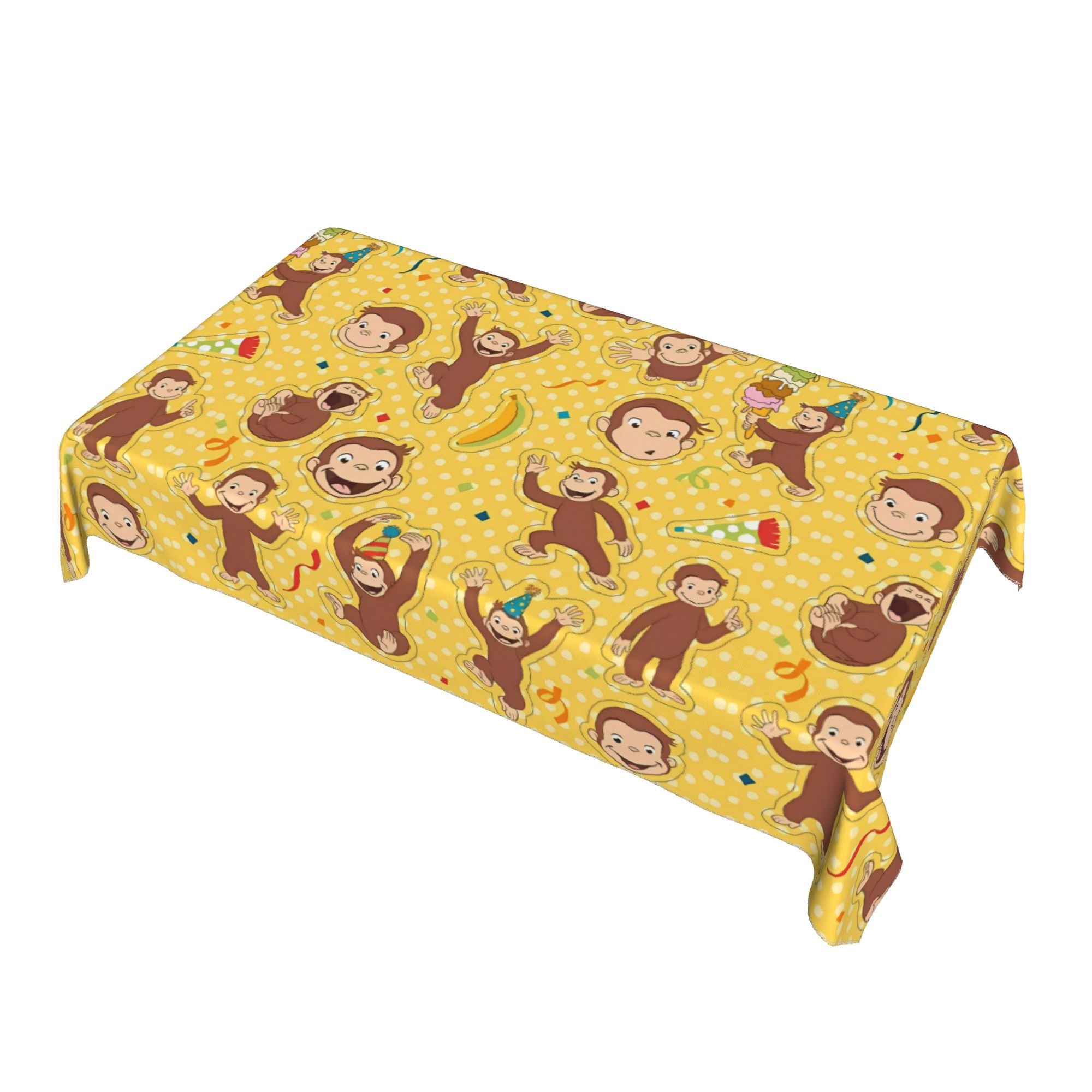 Curious George Monkey Rectangl - Kids Outdoor Bench Table 评论和价格