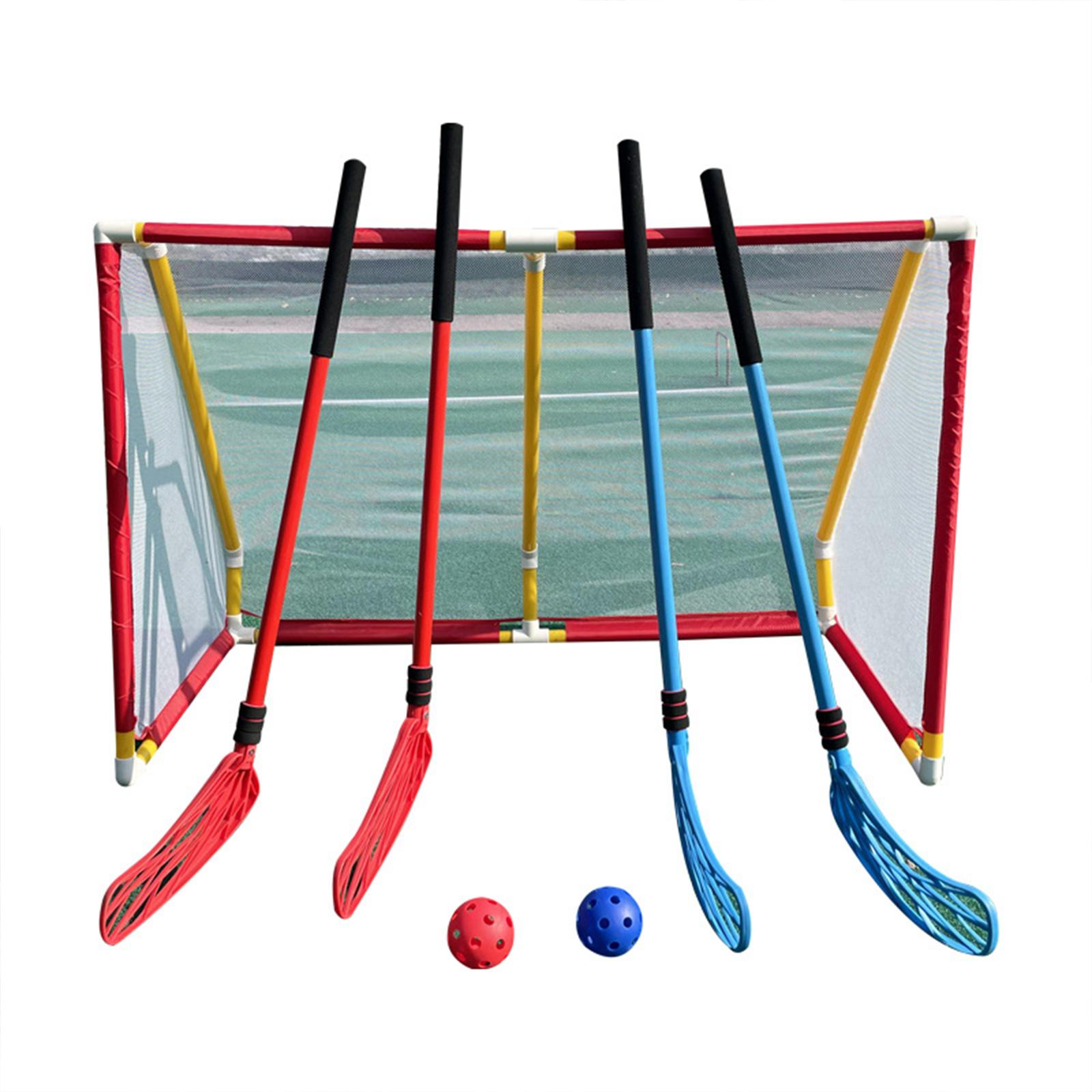 Kids Hockey Game Starter Set P - Kids Outdoor Hockey Sticks 评论和价格