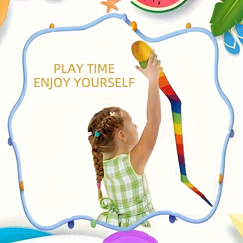 Rainbow Ribbon Throwing Ball K - Kids Outdoor Nature Play 评论和价格