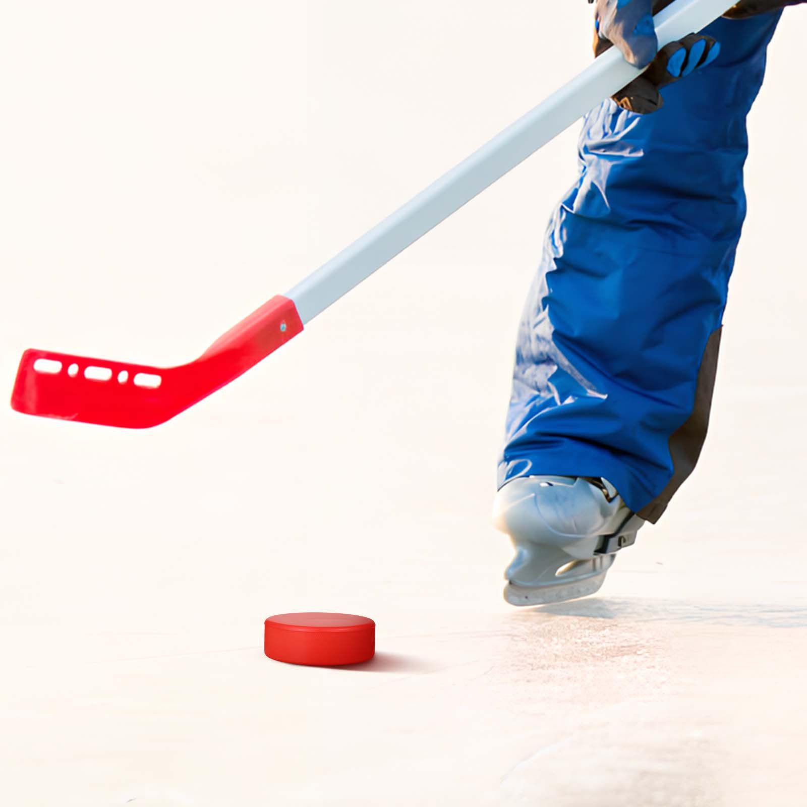 6Pcs Ice Hockey Pucks Foam Lig - Kids Outdoor Hockey Sticks 评论和价格