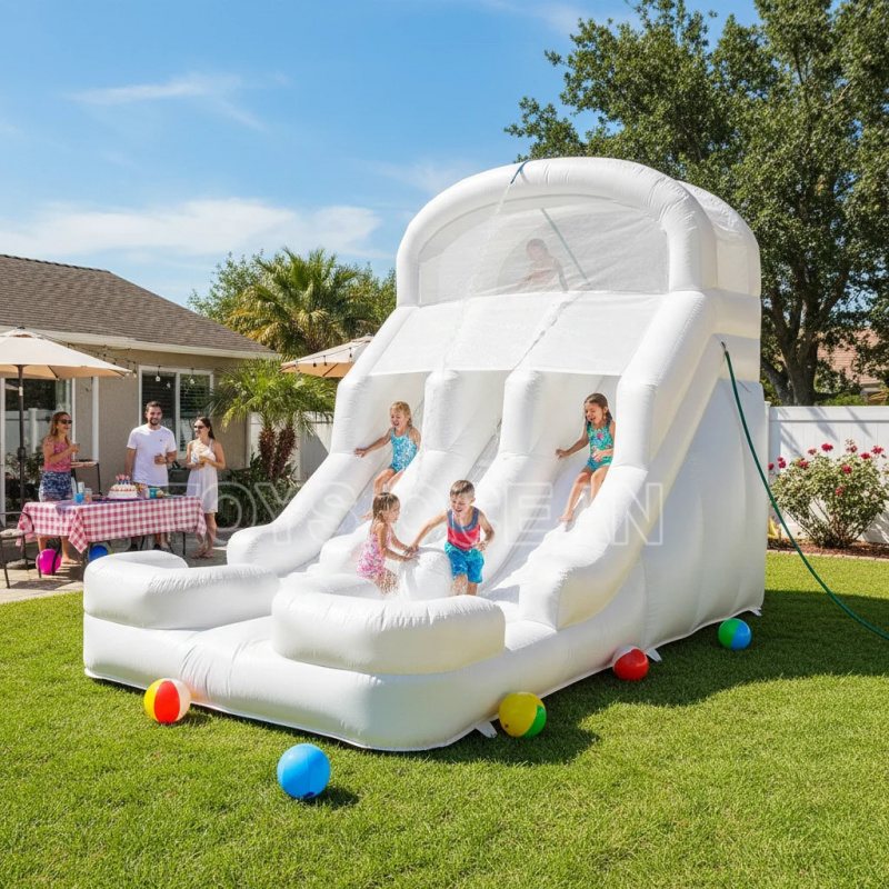 Kids Inflatable Water Slide Do - Kids Outdoor Water 评论和价格