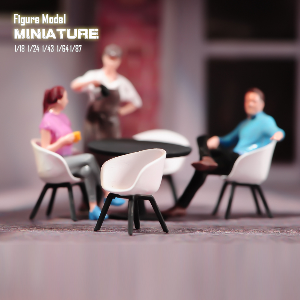 Miniature Furniture Model 1/43 - Kids Outdoor Table With Umbrella 评论和价格