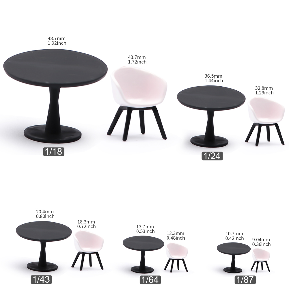 Miniature Furniture Model 1/43 - Kids Outdoor Table With Umbrella 评论和价格