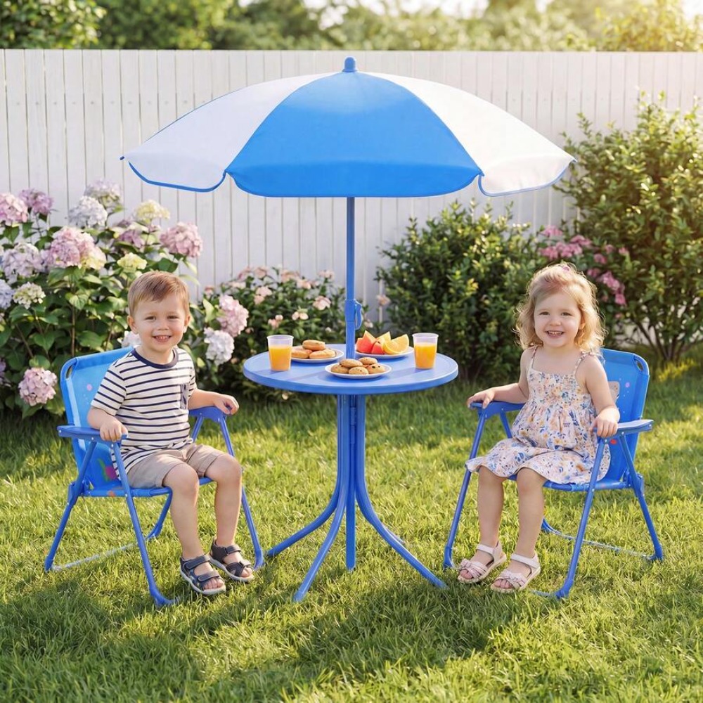 Childrens Picnic Table Outdoor - Kids Outdoor Table With Umbrella 评论和价格