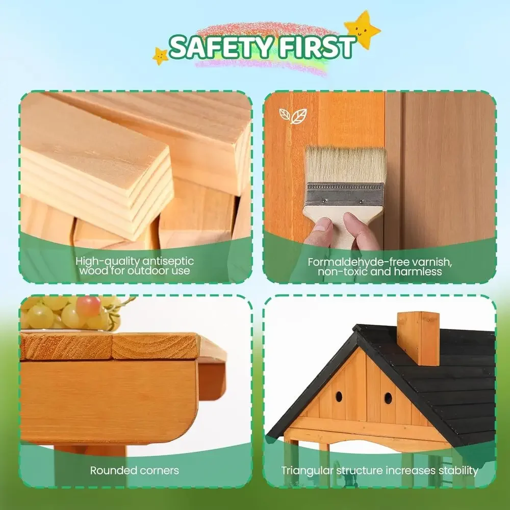 MOR Kids Outdoor Playhouse wit - Kids Outdoor Sink 评论和价格